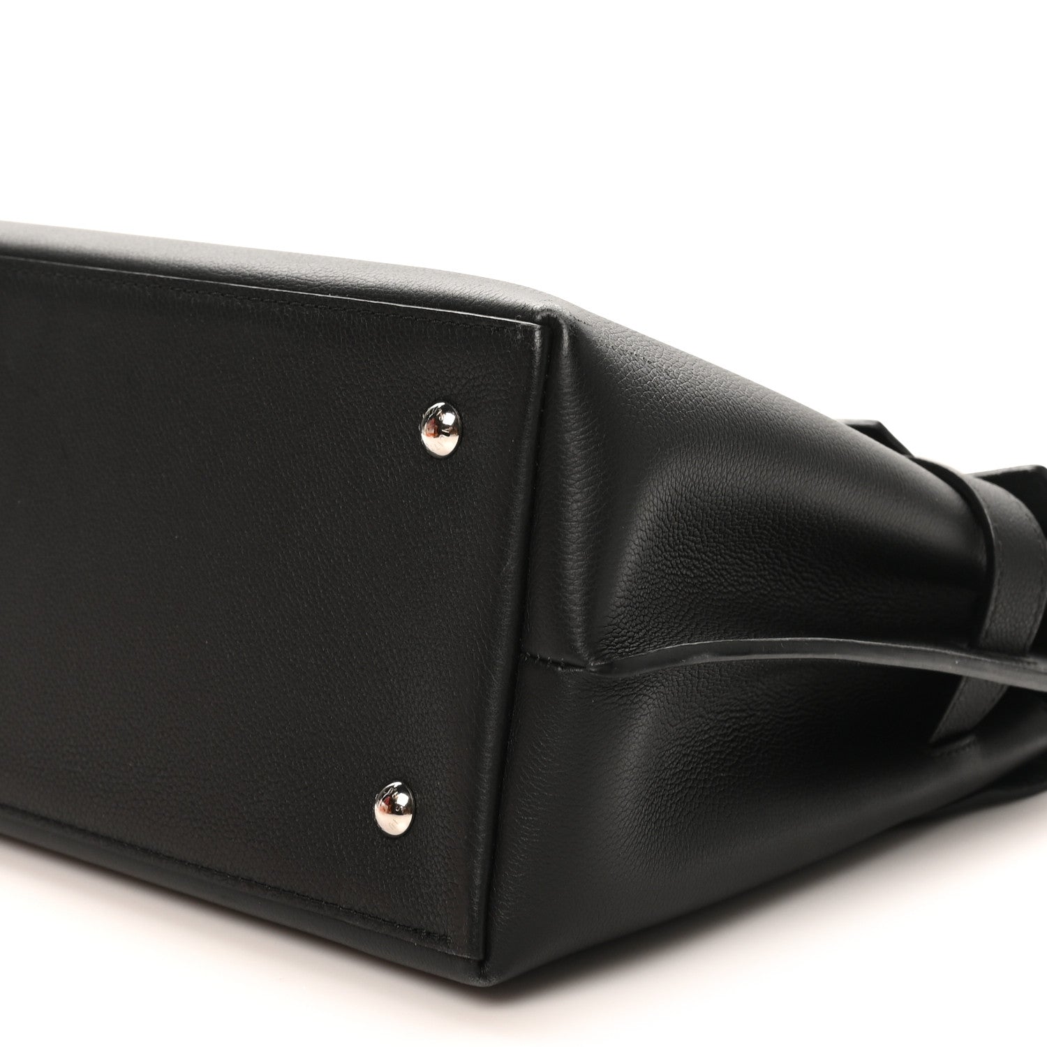 Soft Calfskin Lockme Ever MM Black
