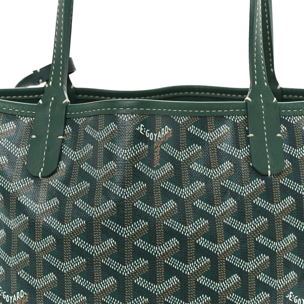 Goyardine Reversible Mini Anjou Green