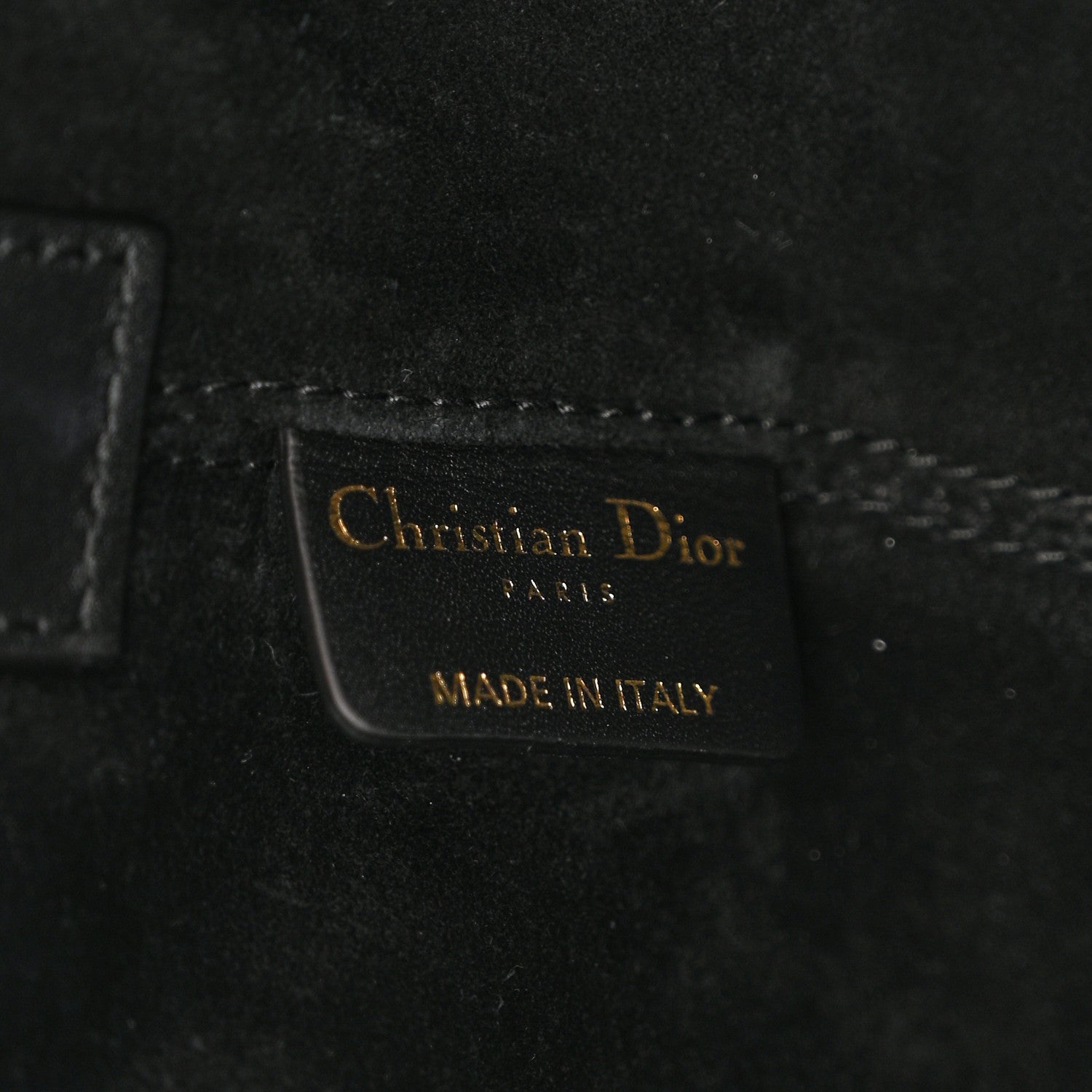 Calfskin Macrocannage Small Toujours  Black