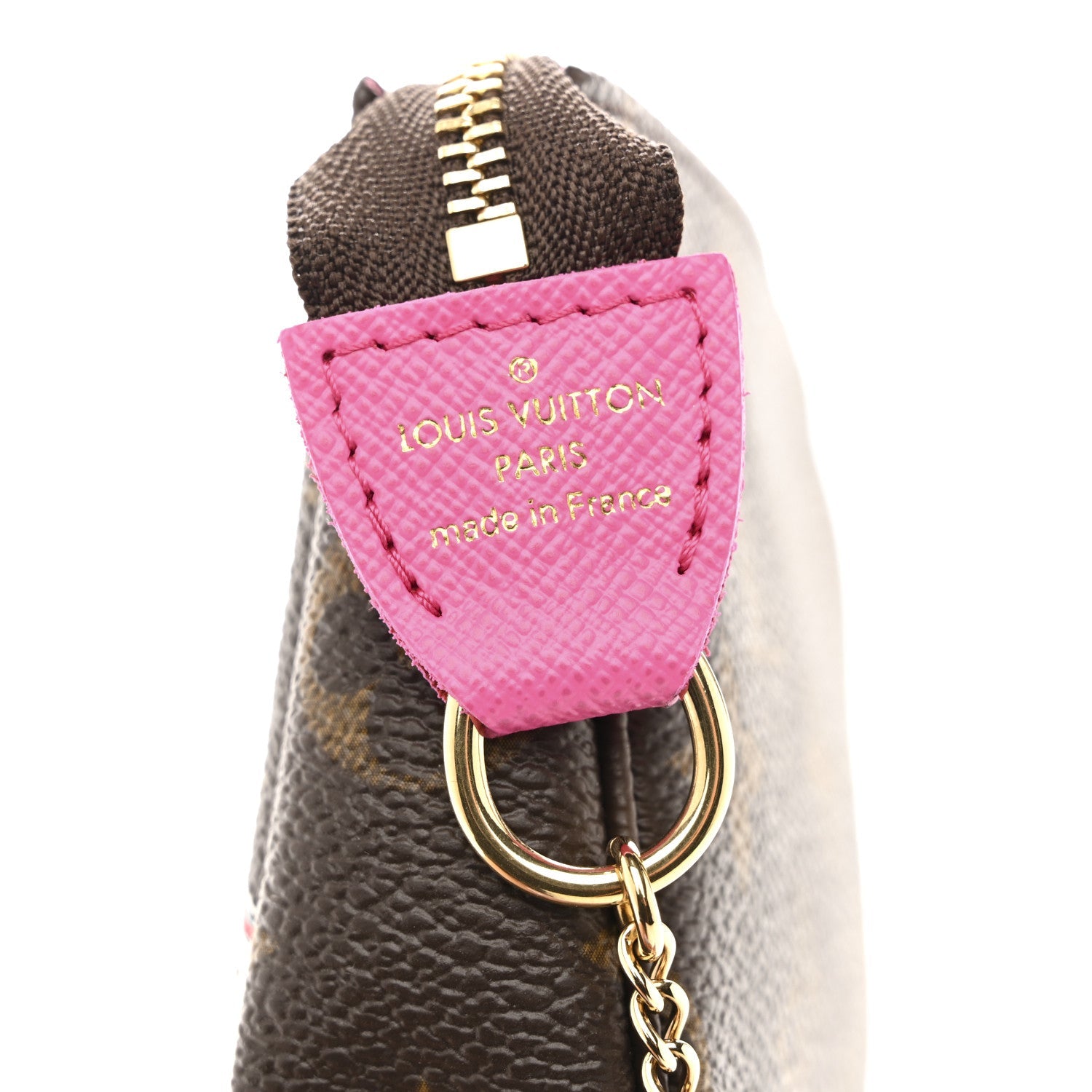 Monogram 2022 Christmas Animation Seoul Mini Pochette Accessories Fuchsia