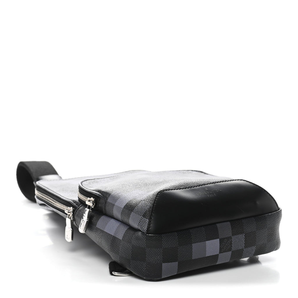 Damier Graphite Pixel Avenue Sling Backpack Gris