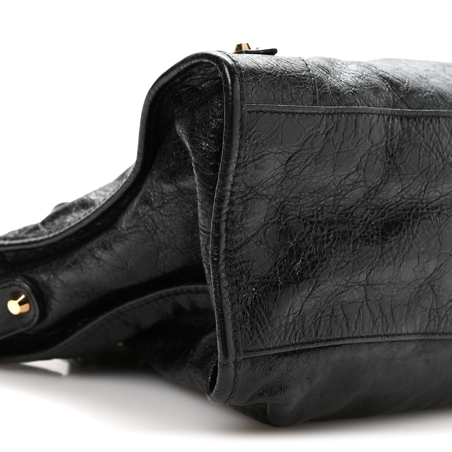 Agneau Classic Gold Hardware City Black