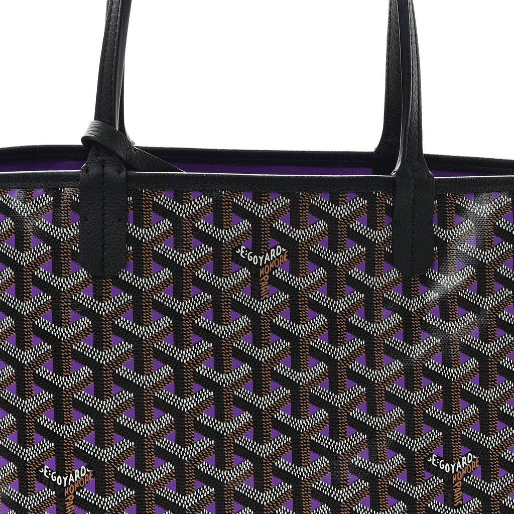 Goyardine Saint Louis Claire Voie PM Black Violet