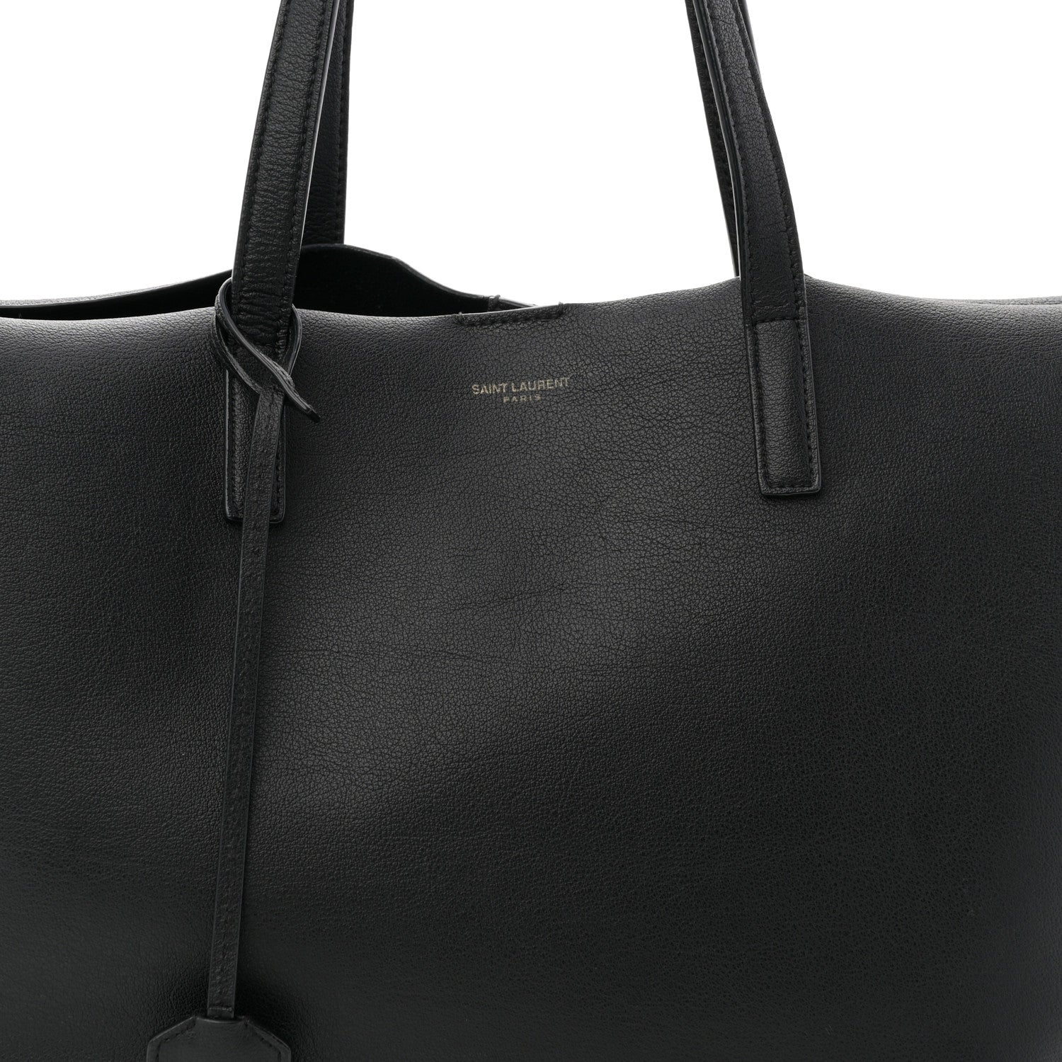 Calfskin Large Shopping Tote Black