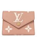 Empreinte Monogram Giant Victorine Wallet Rose Trianon Creme