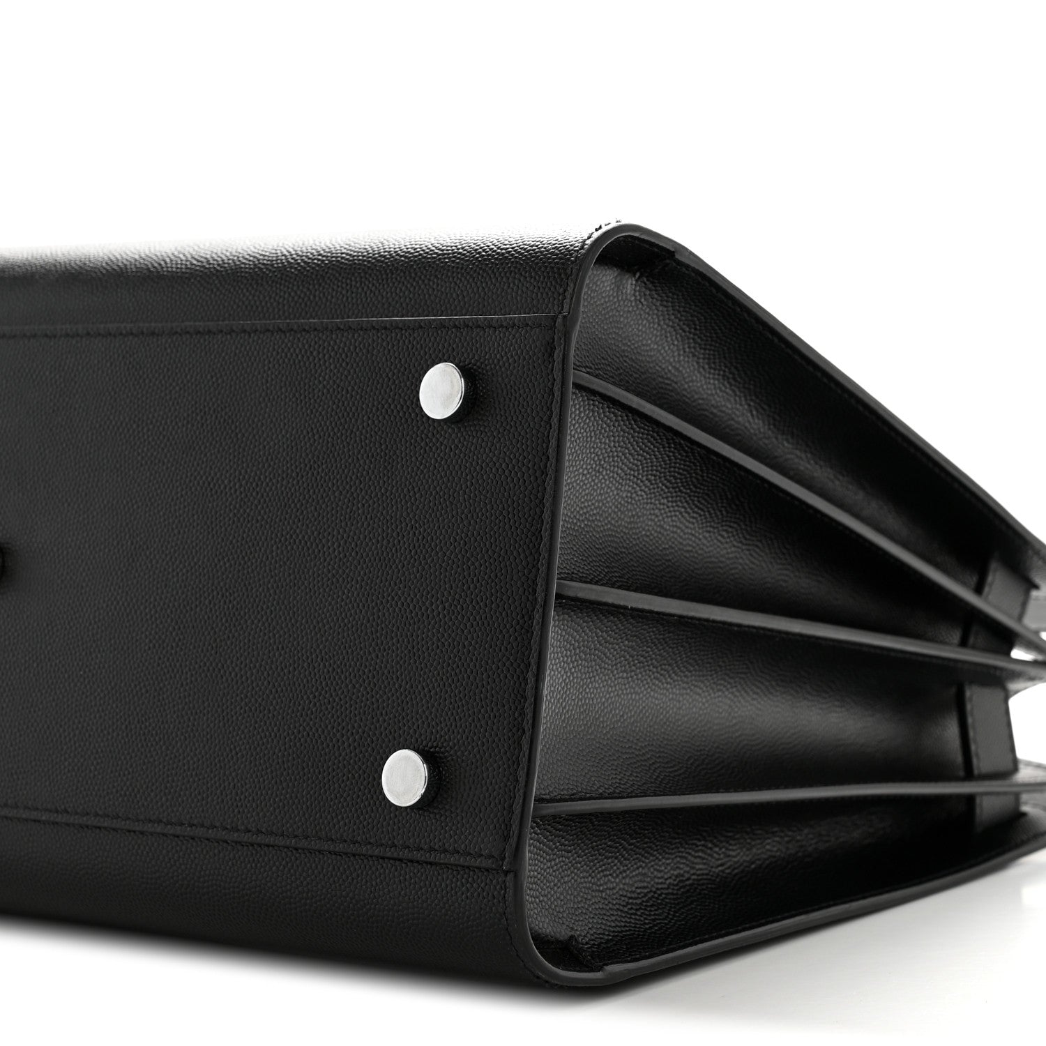 Grained Calfskin Small Sac De Jour Black