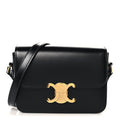 Shiny Calfskin Teen Triomphe Black