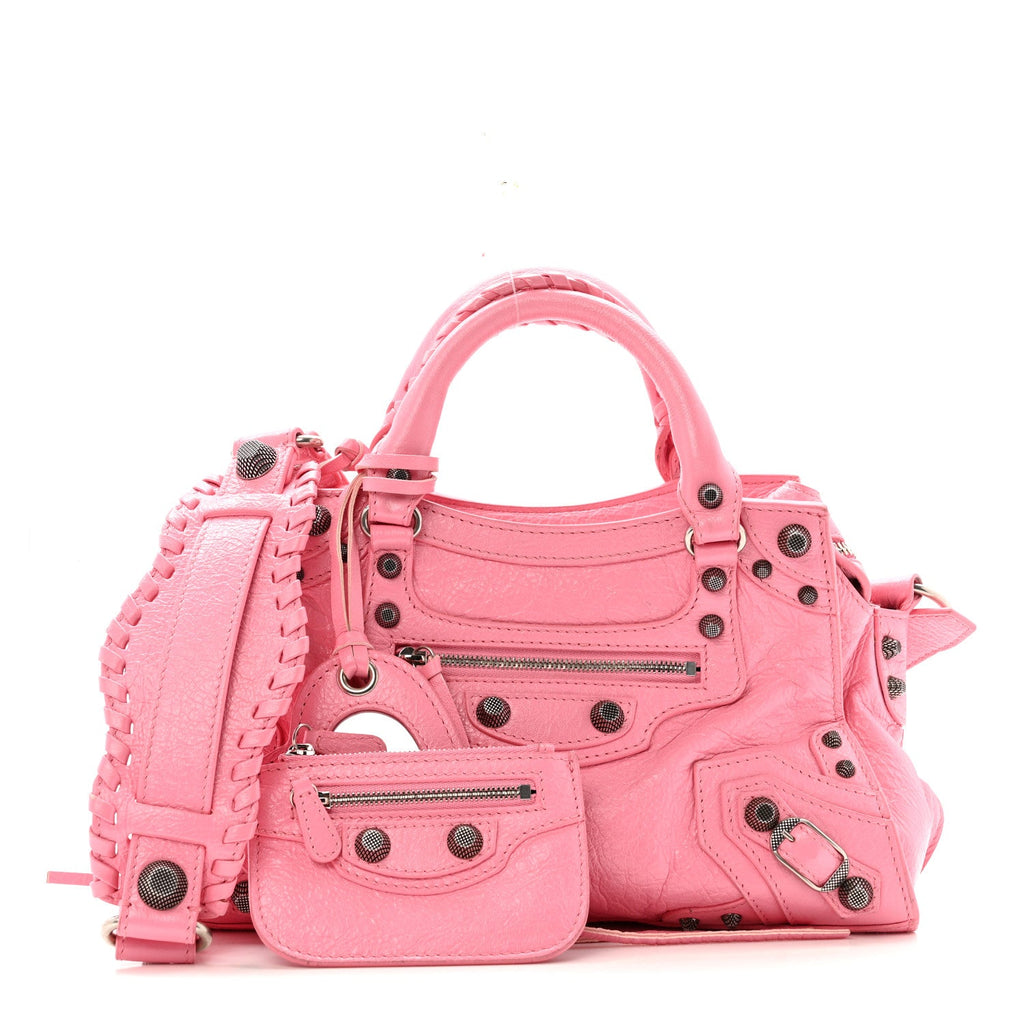 Agneau Arena Neo Cagole Handbag XS Sweet Pink
