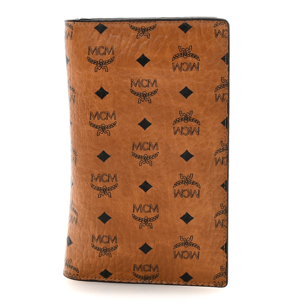 Visetos Bi-Fold Long Wallet Cognac