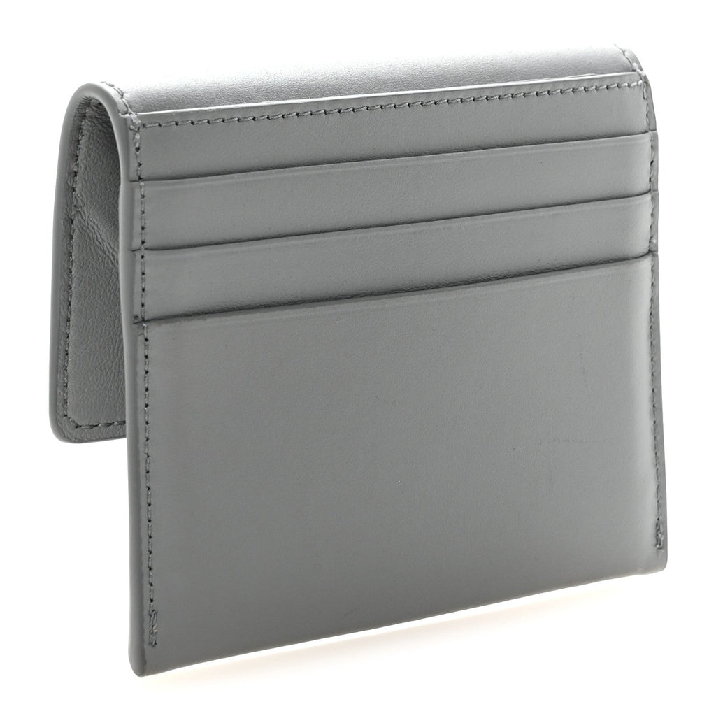 Smooth Calfskin Rodeo Flap  Holder Cloud Grey