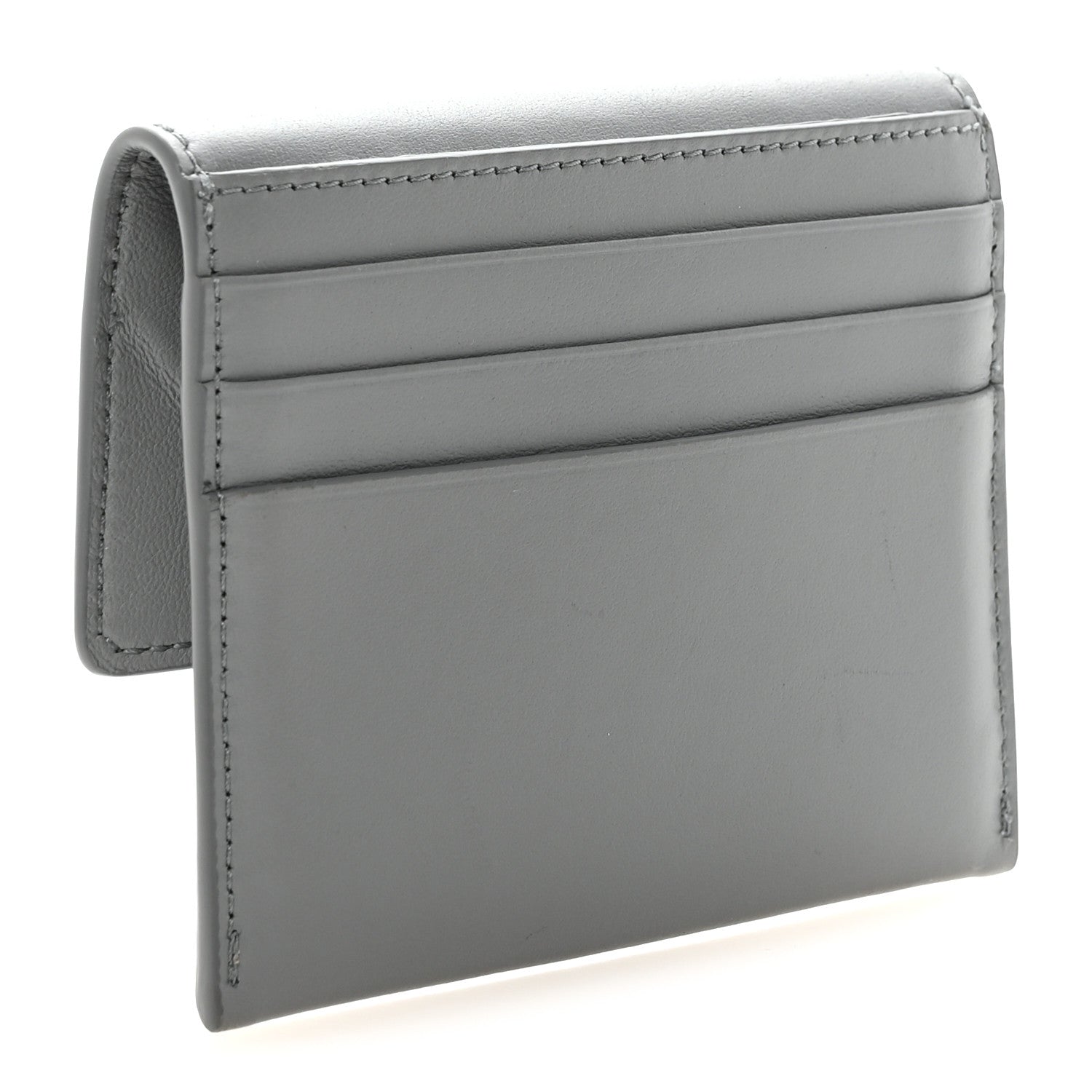 Smooth Calfskin Rodeo Flap  Holder Cloud Grey