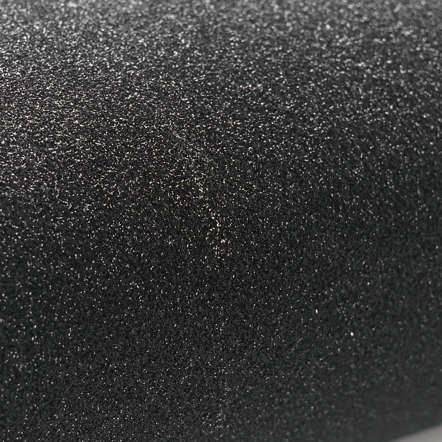 Suede Glitter Calfskin Embellished Paloma Clutch Black