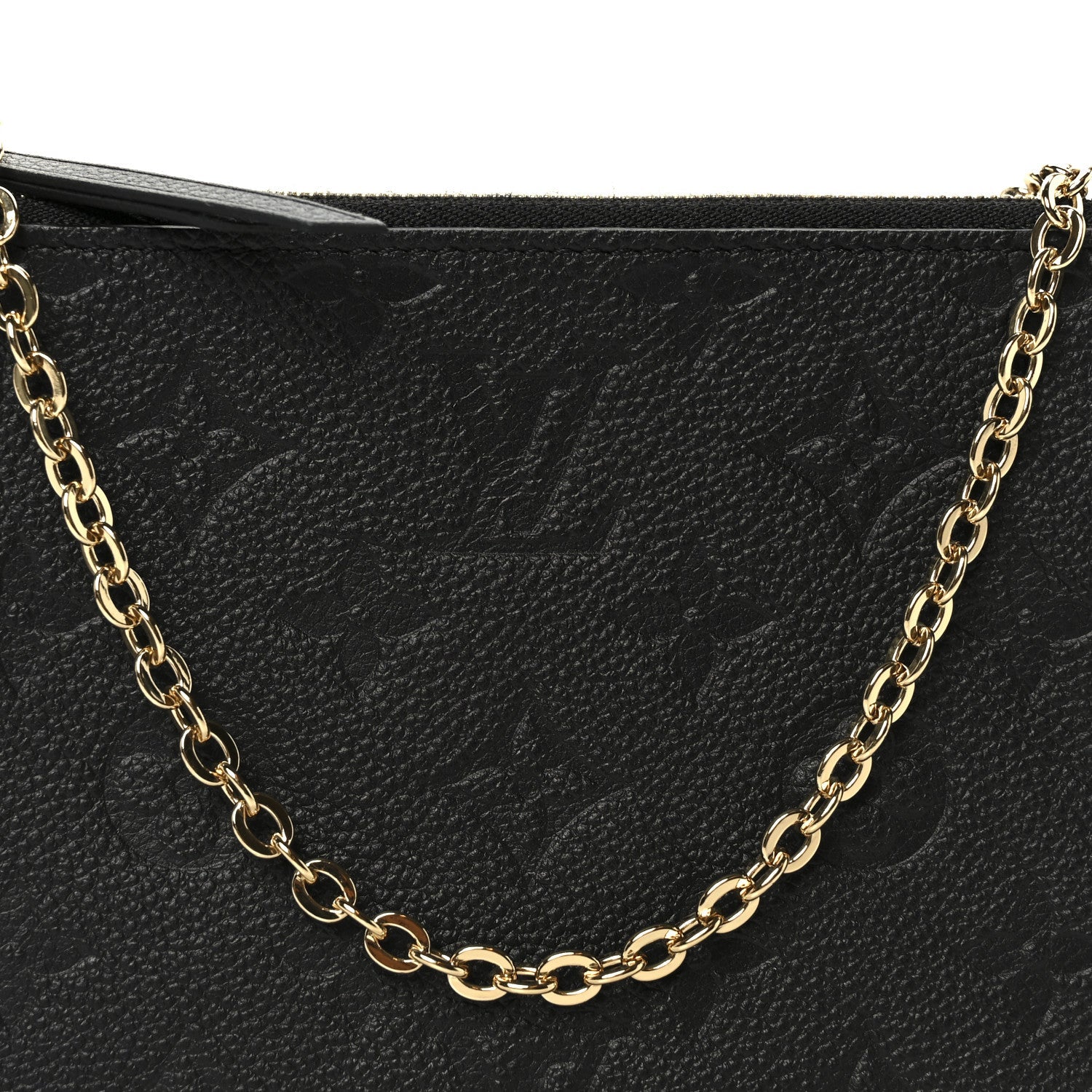 Empreinte Double Zip Pochette Black