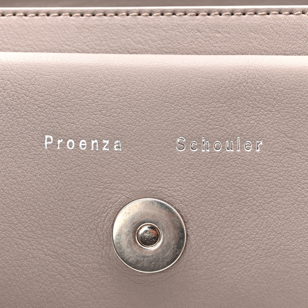 Smooth Calfskin PS11 Classic Shoulder Bag Mushroom
