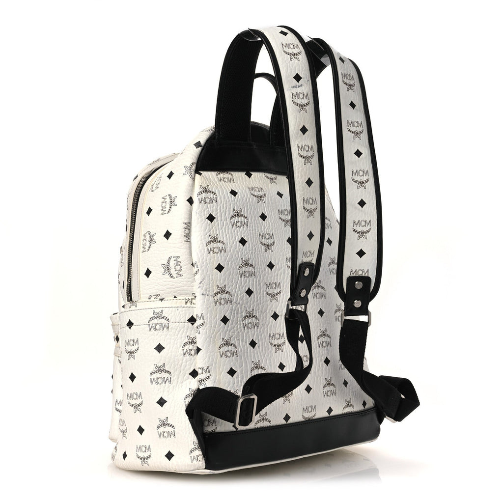 Visetos Studded Medium Stark M Backpack White