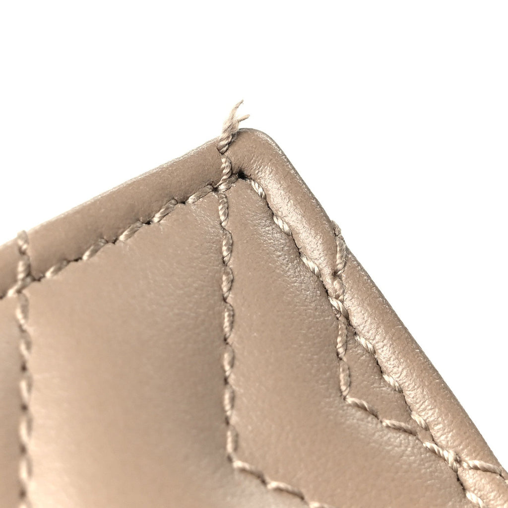 Calfskin Matelasse GG Marmont  Case Wallet Taupe