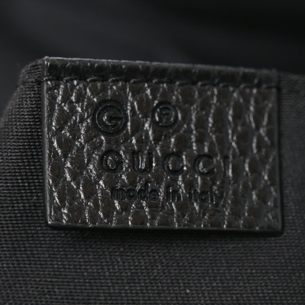 Nylon Monogram Fanny Pack Belt Bag Black