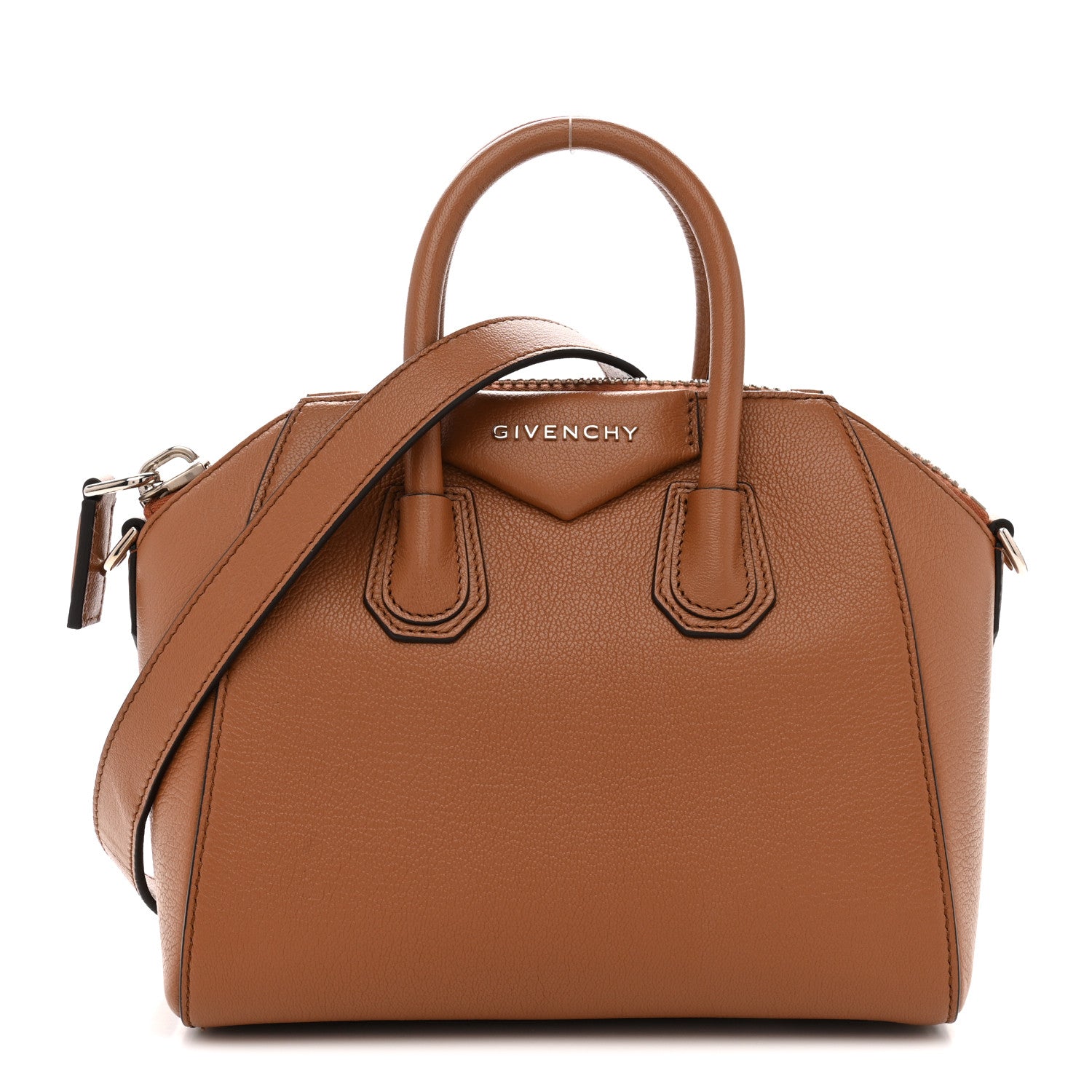 Sugar Goatskin Mini Antigona Caramel