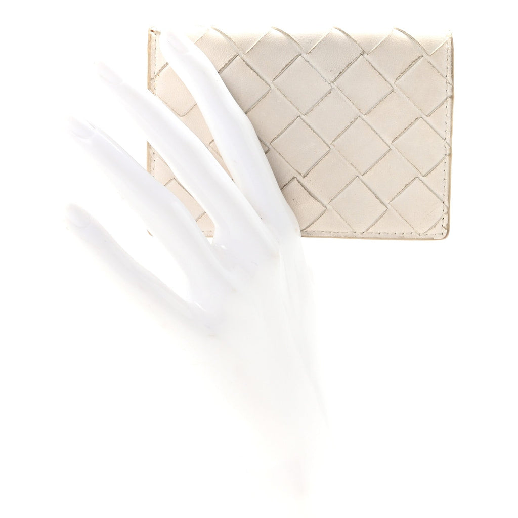 Nappa Intrecciato  Holder White