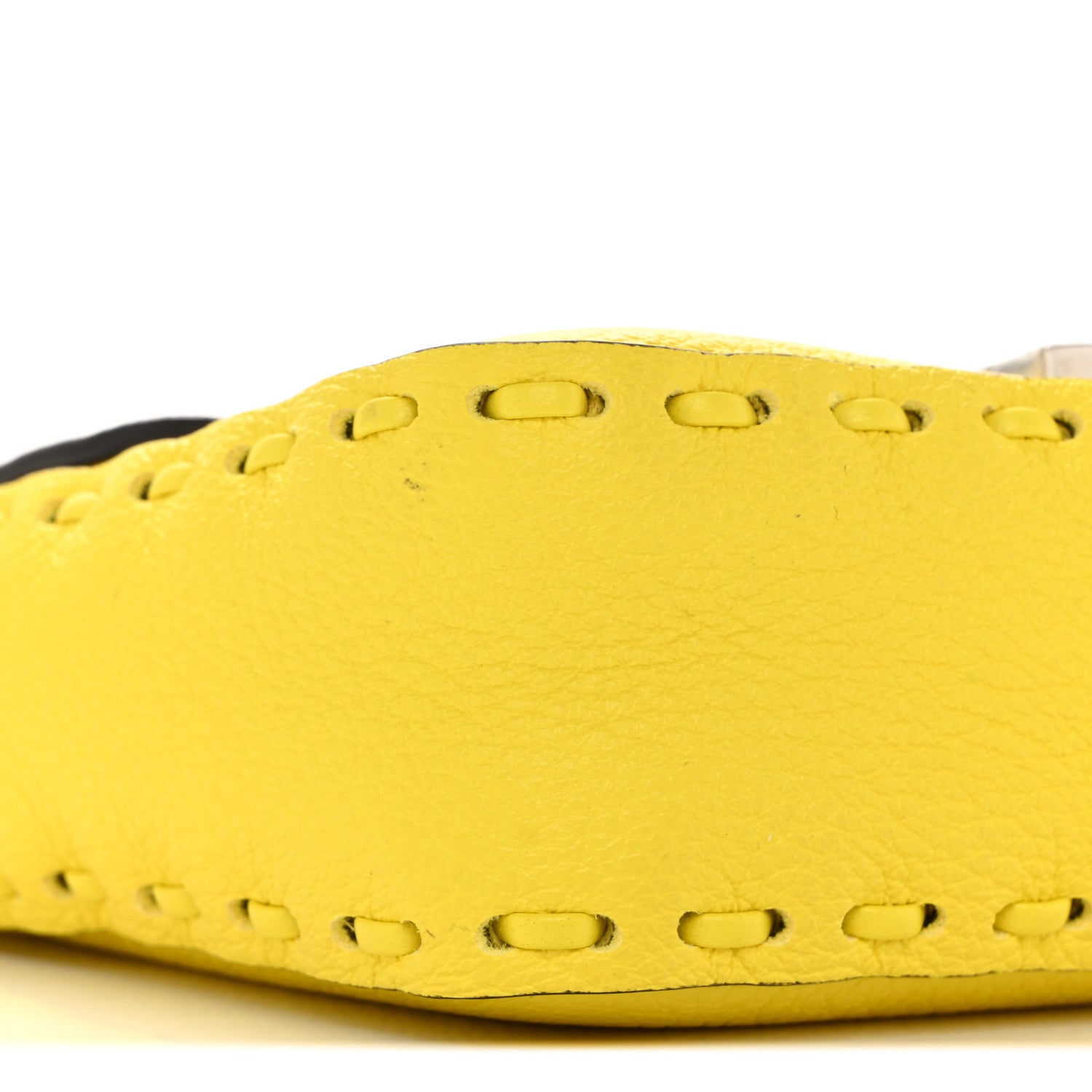 Cuoio Roma Sellerissima Nappa Sintetica Tape Stitch Mini Baguette  Pomelo