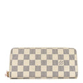 Damier Azur Clemence Wallet Rose Ballerine