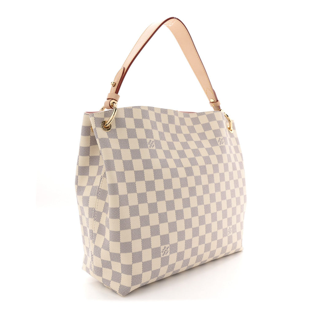 Damier Azur Graceful PM Rose Ballerine