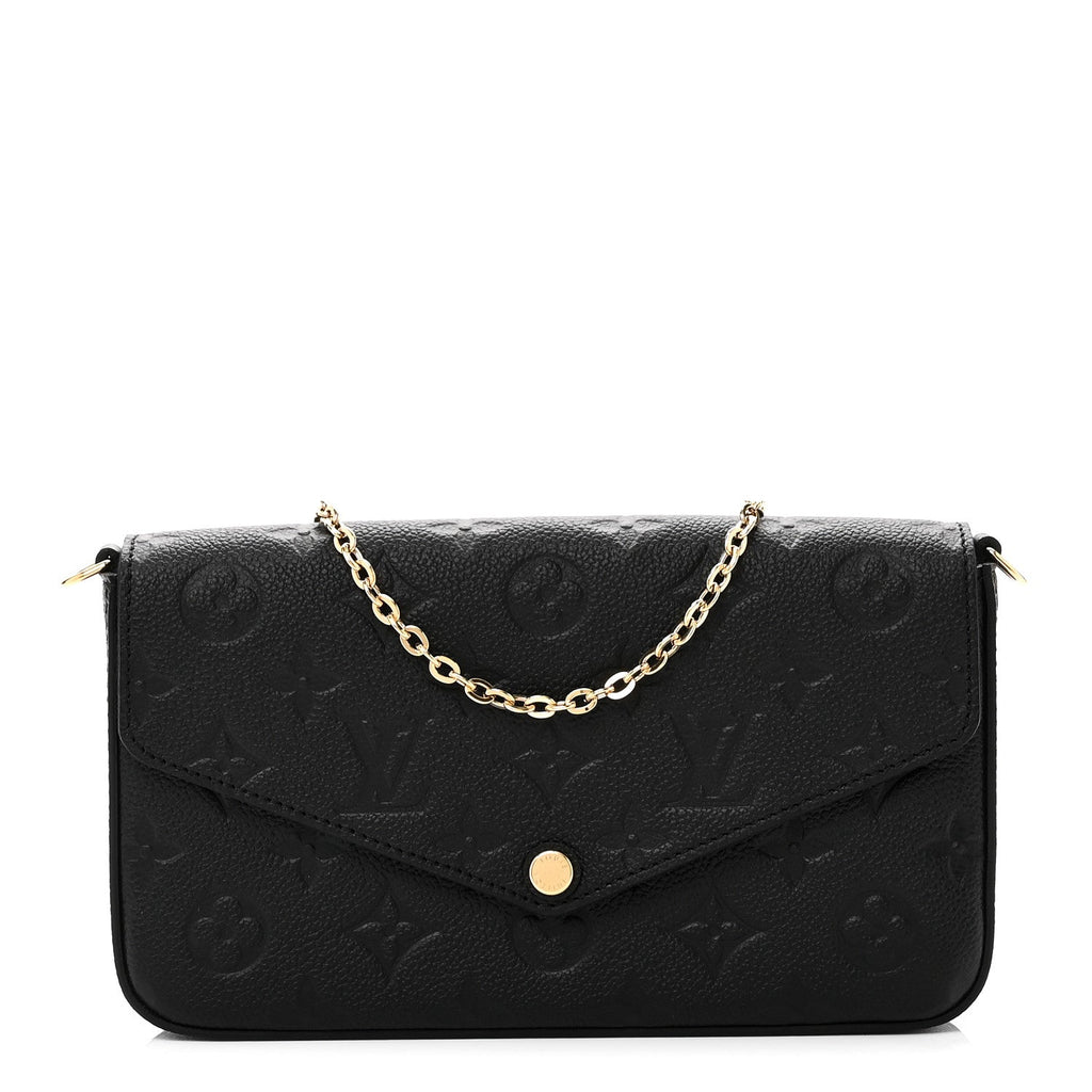 Empreinte Pochette Felicie Chain Wallet Black