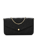 Empreinte Pochette Felicie Chain Wallet Black