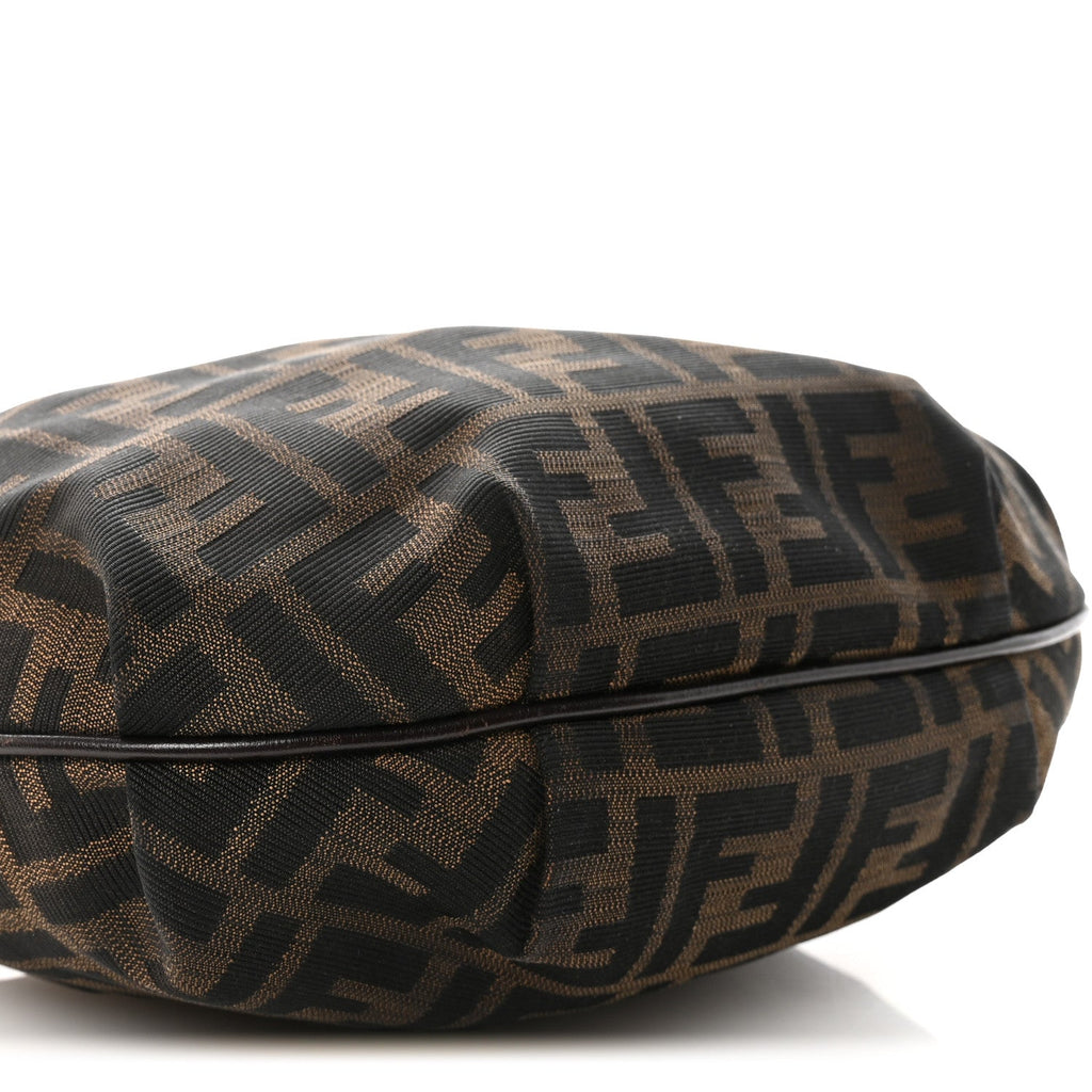 Zucca Small Chef Chain Hobo Tobacco