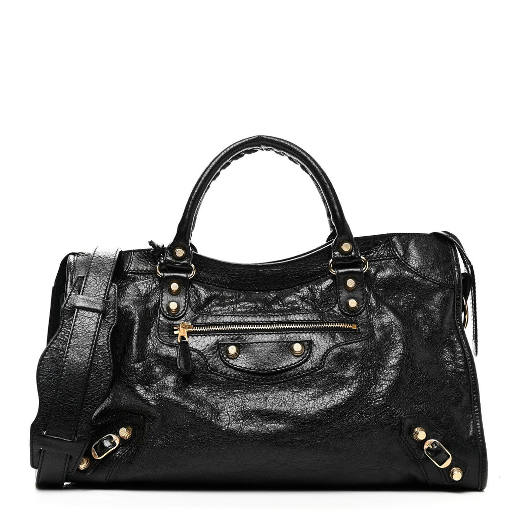Agneau Giant 12 Gold Hardware City Black