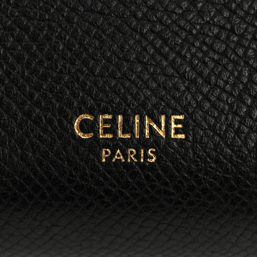 Grained Calfskin Nano Belt Bag Black
