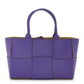 Nappa Maxi Intrecciato Small Arco Tote Purple