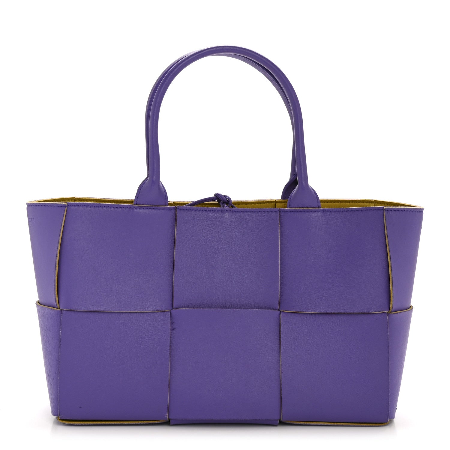 Nappa Maxi Intrecciato Small Arco Tote Purple