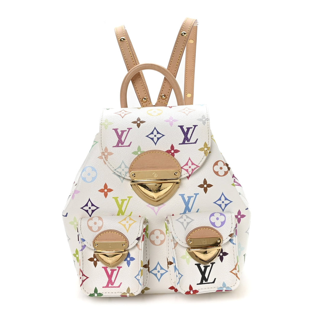 LV X TM Monogram Multicolor Venice Backpack White
