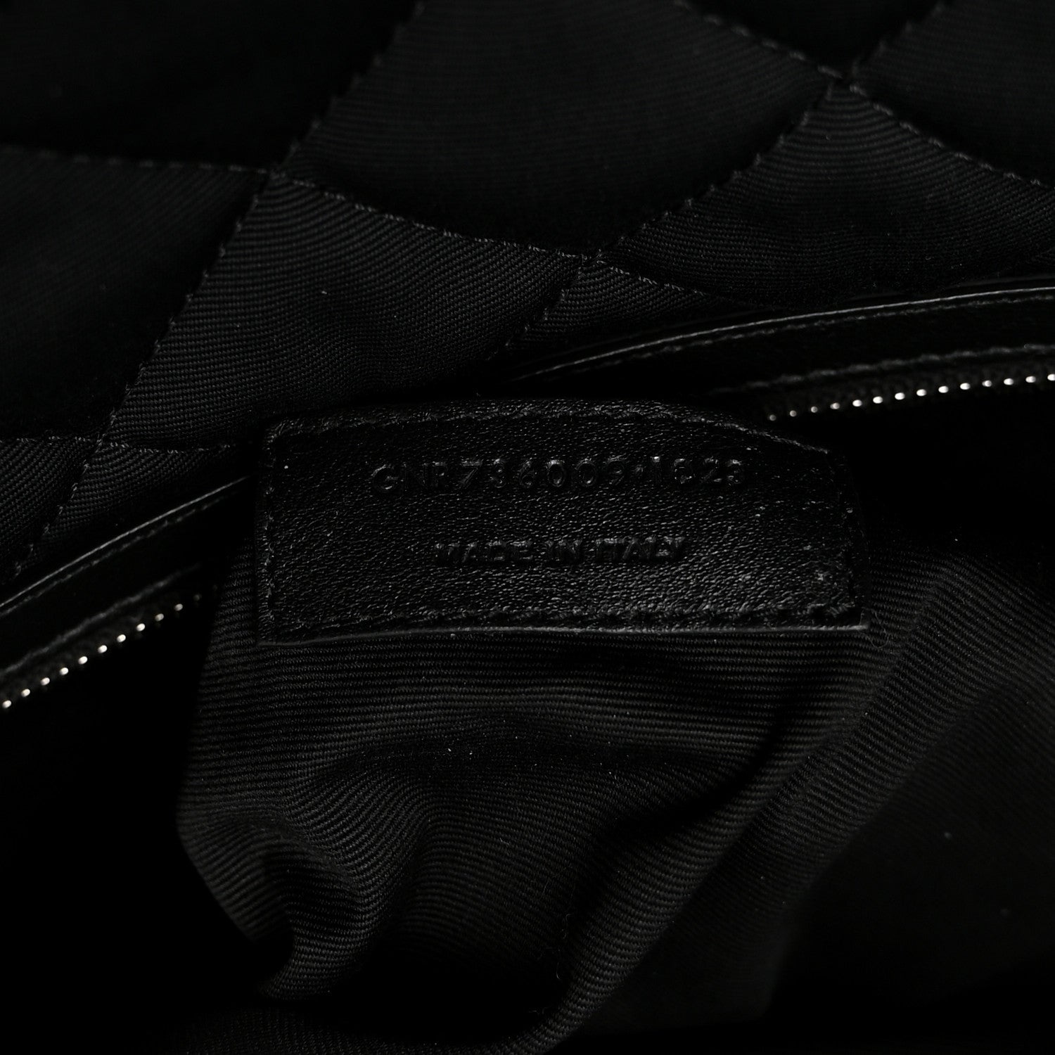 Calfskin Quilted ES Giant Travel Bag Black