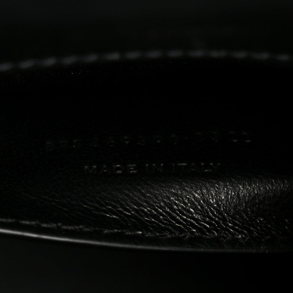 Grain De Poudre Small Classic Monogram Monochrome Kate Satchel Black