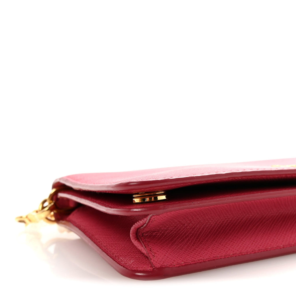 Saffiano Metal Mini Crossbody Bag Peonia
