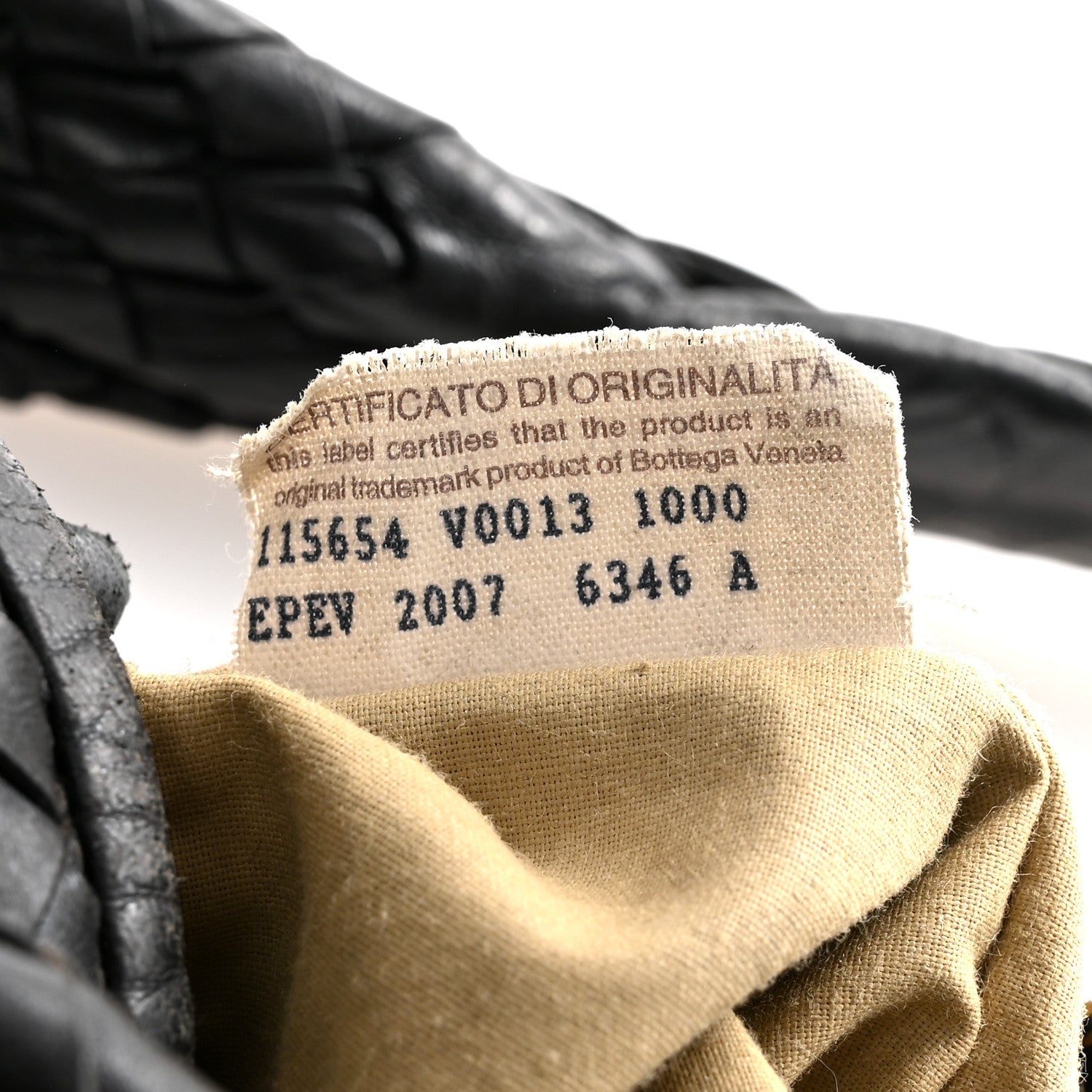 Nappa Intrecciato Large Veneta Hobo Black