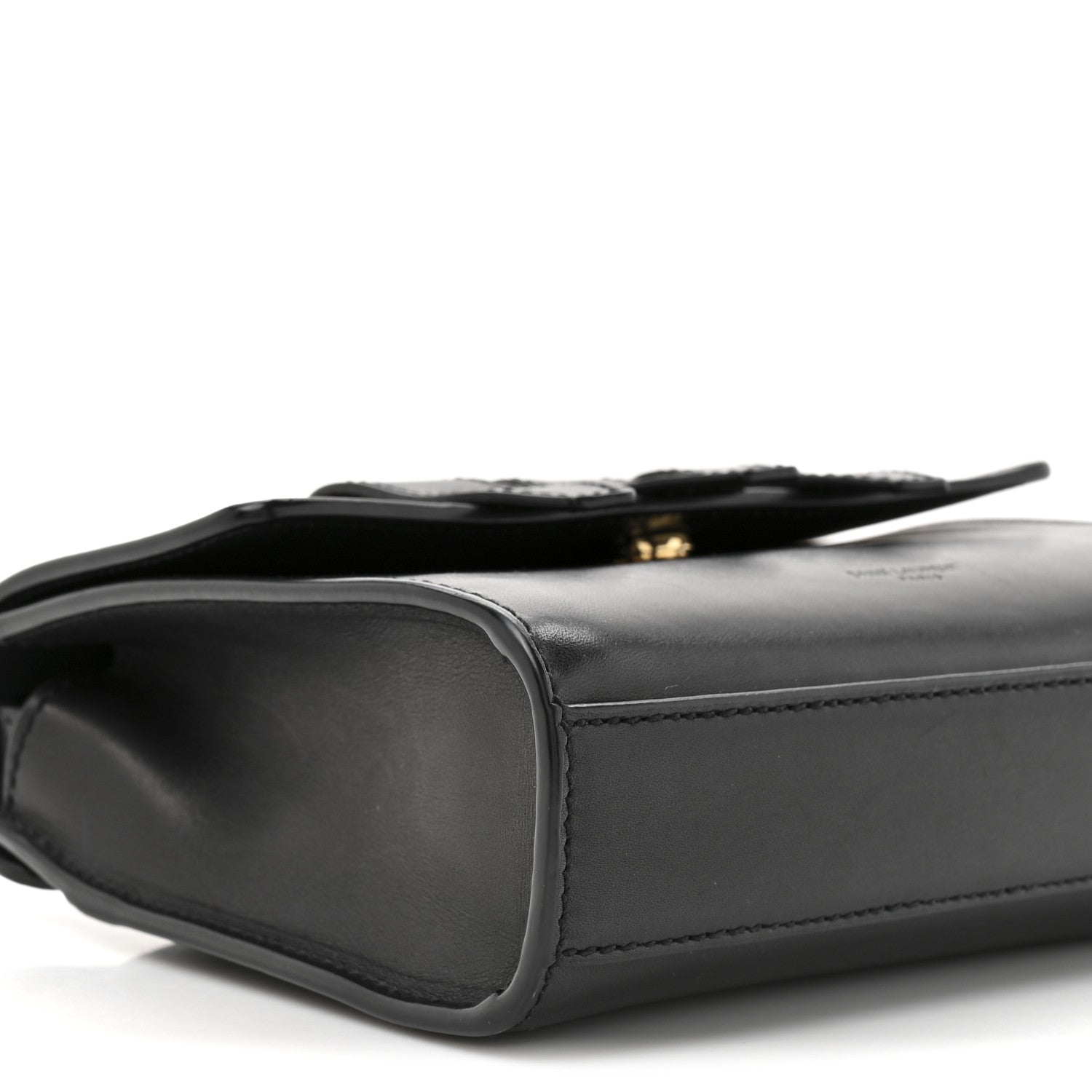 Smooth Calfskin Nico Shoulder Bag Black
