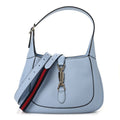 Grained Calfskin Mini Jackie 1961 Hobo Light Blue