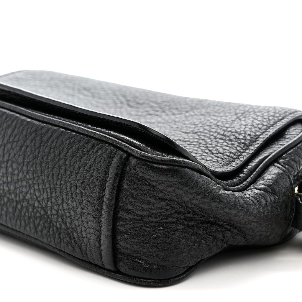 Vitello Phenix Crossbody Bag Black