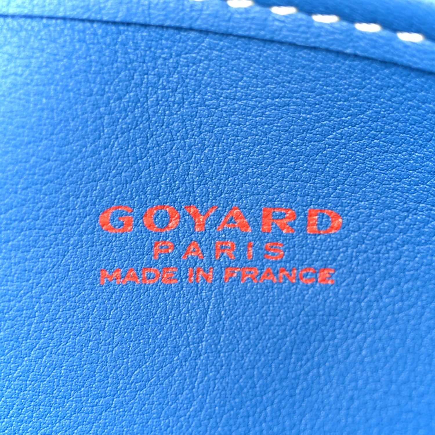 Goyardine Reversible Mini Anjou Sky Blue
