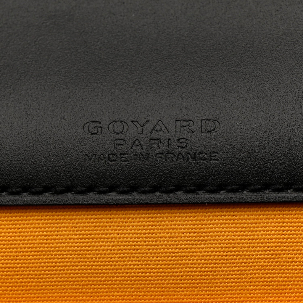 Goyardine Monte Carlo Bois Clutch With Strap Black