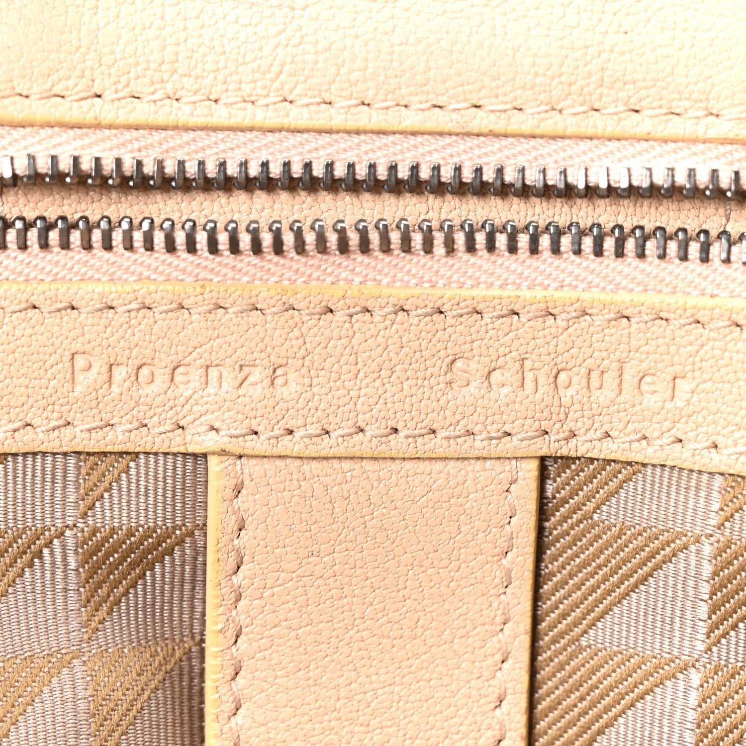 Lambskin Fringe Medium PS1 Satchel Nude