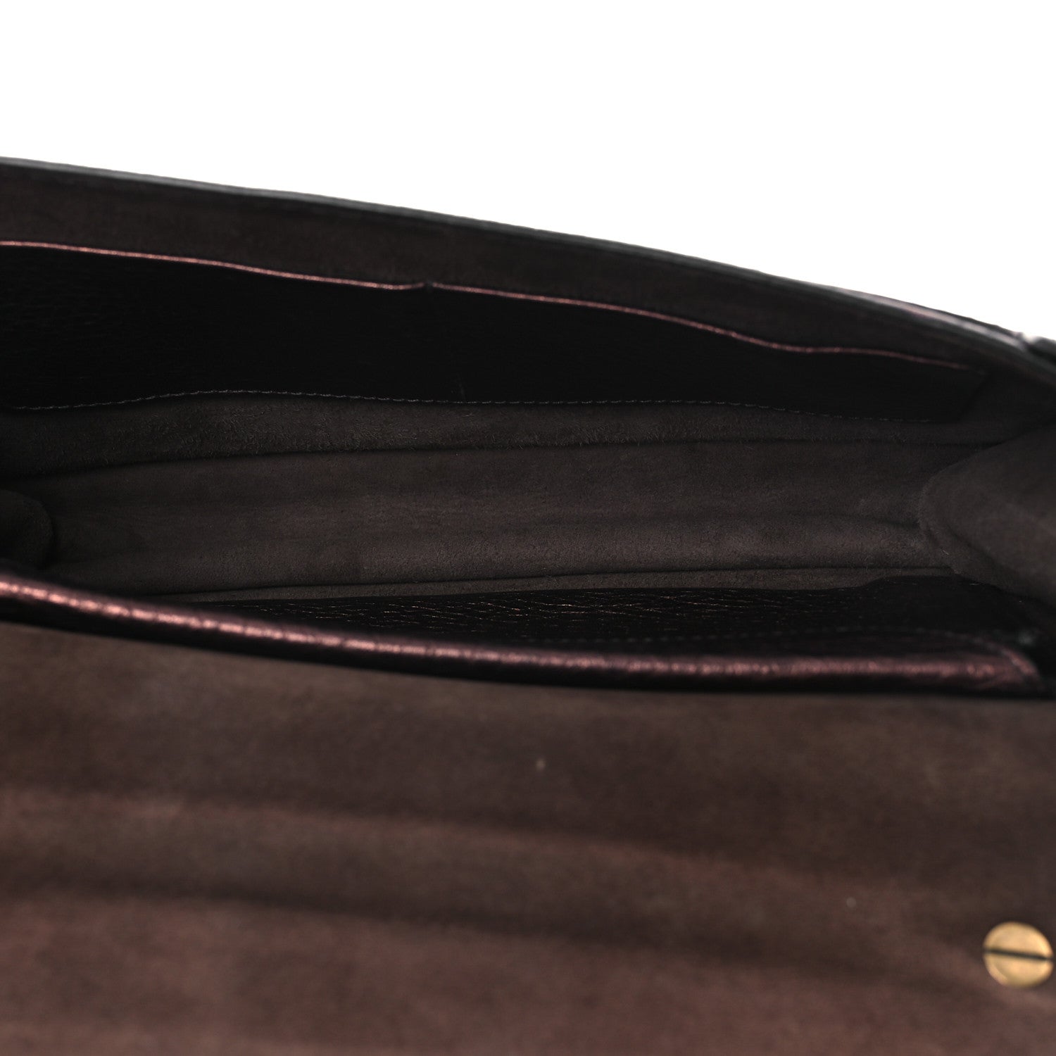 Metallic Calfskin J'Adior Chain Flap Bag Noisette