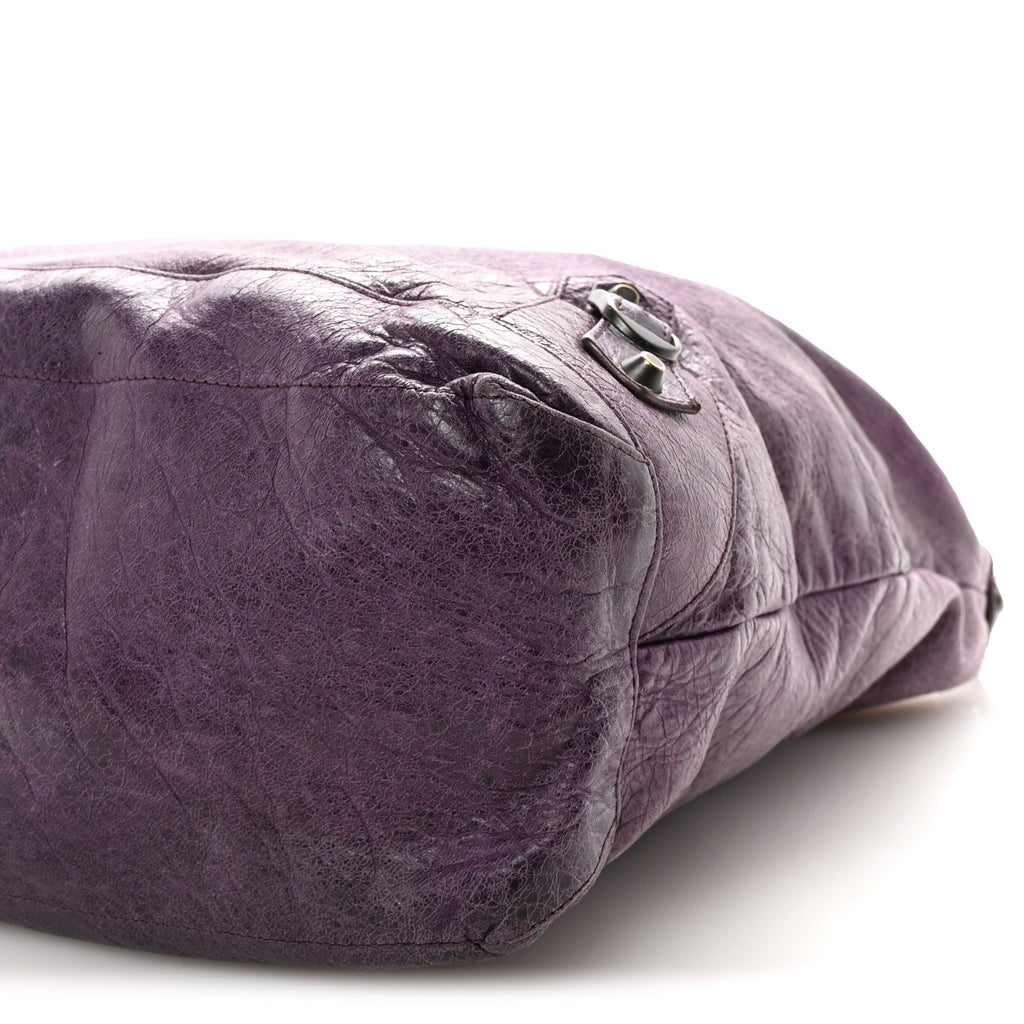 Agneau Classic Hardware Day Hobo Raisin