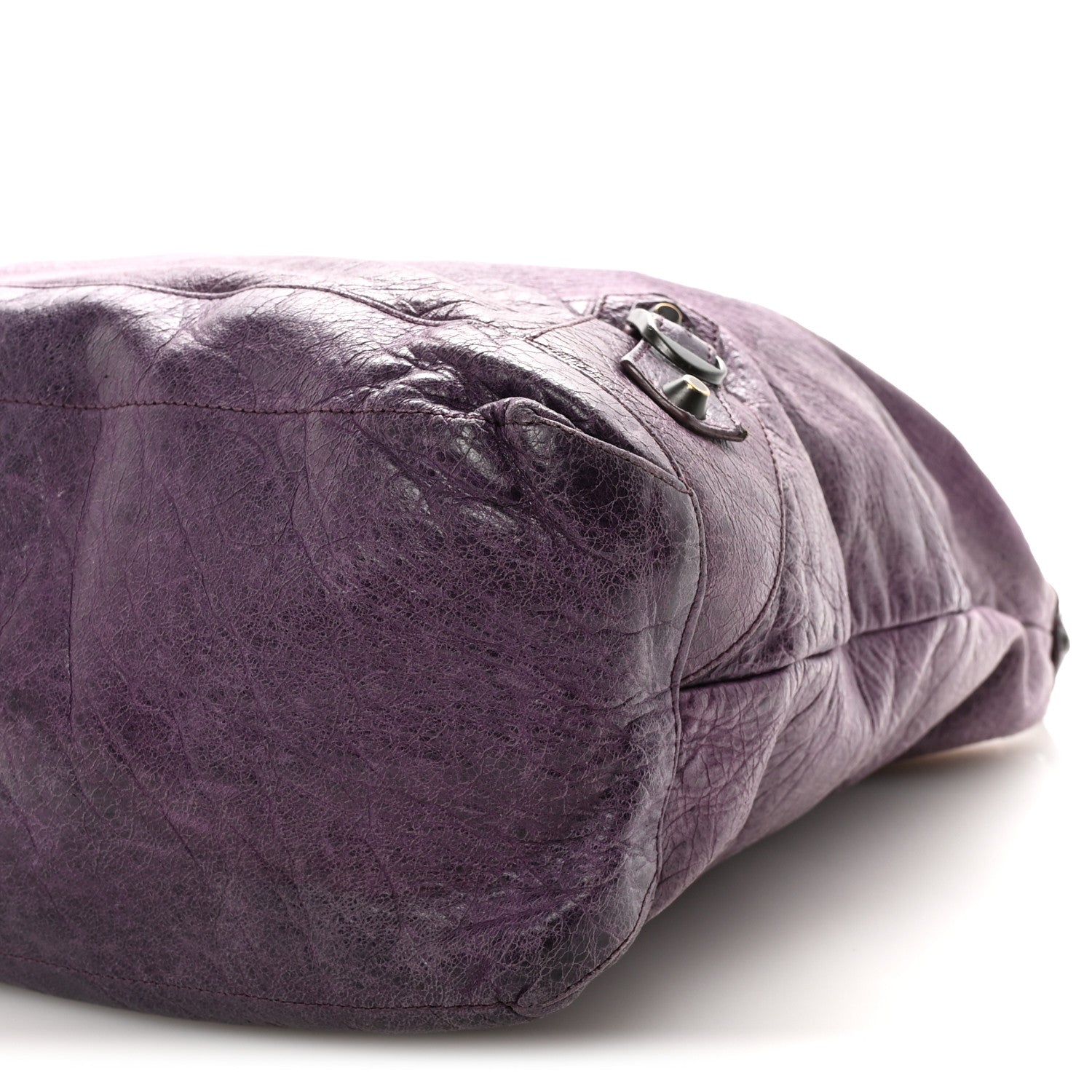 Agneau Classic Hardware Day Hobo Raisin