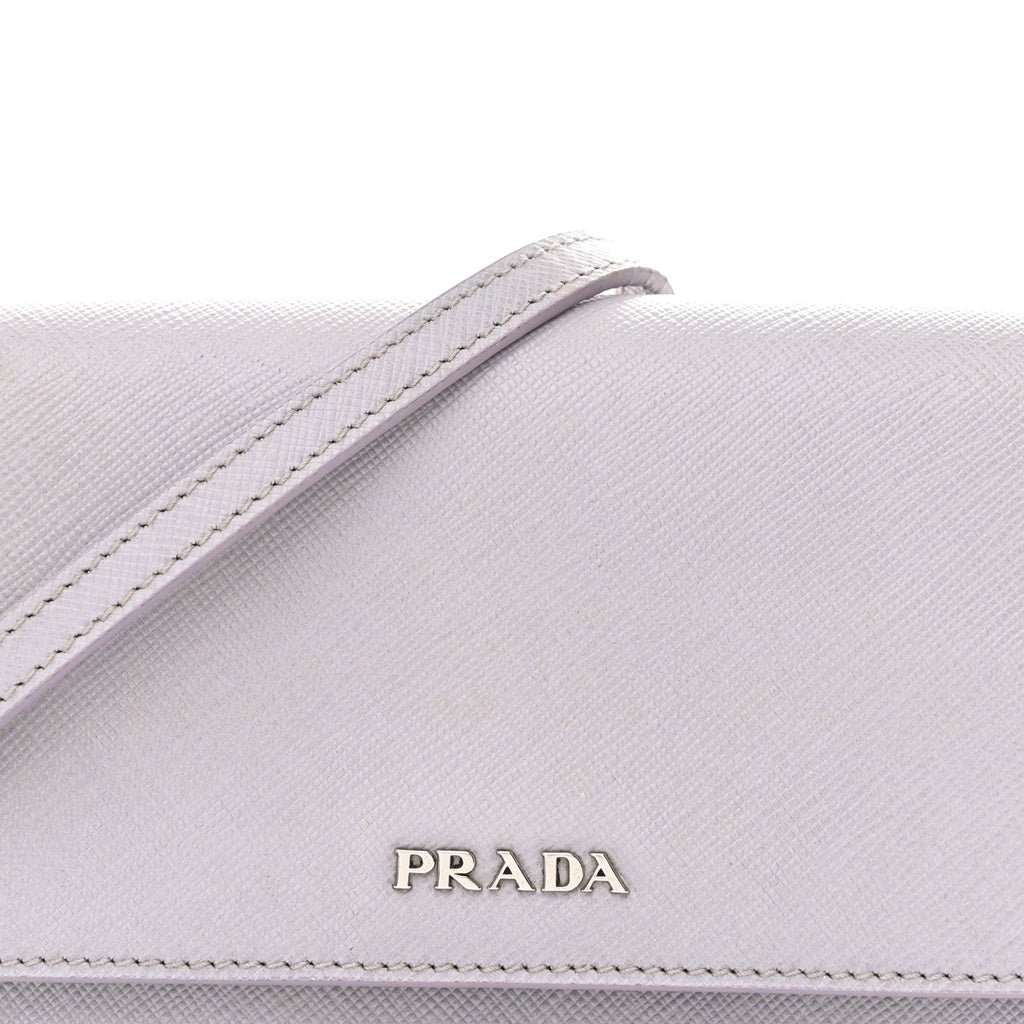 Saffiano Lux Crossbody Bag Glicine
