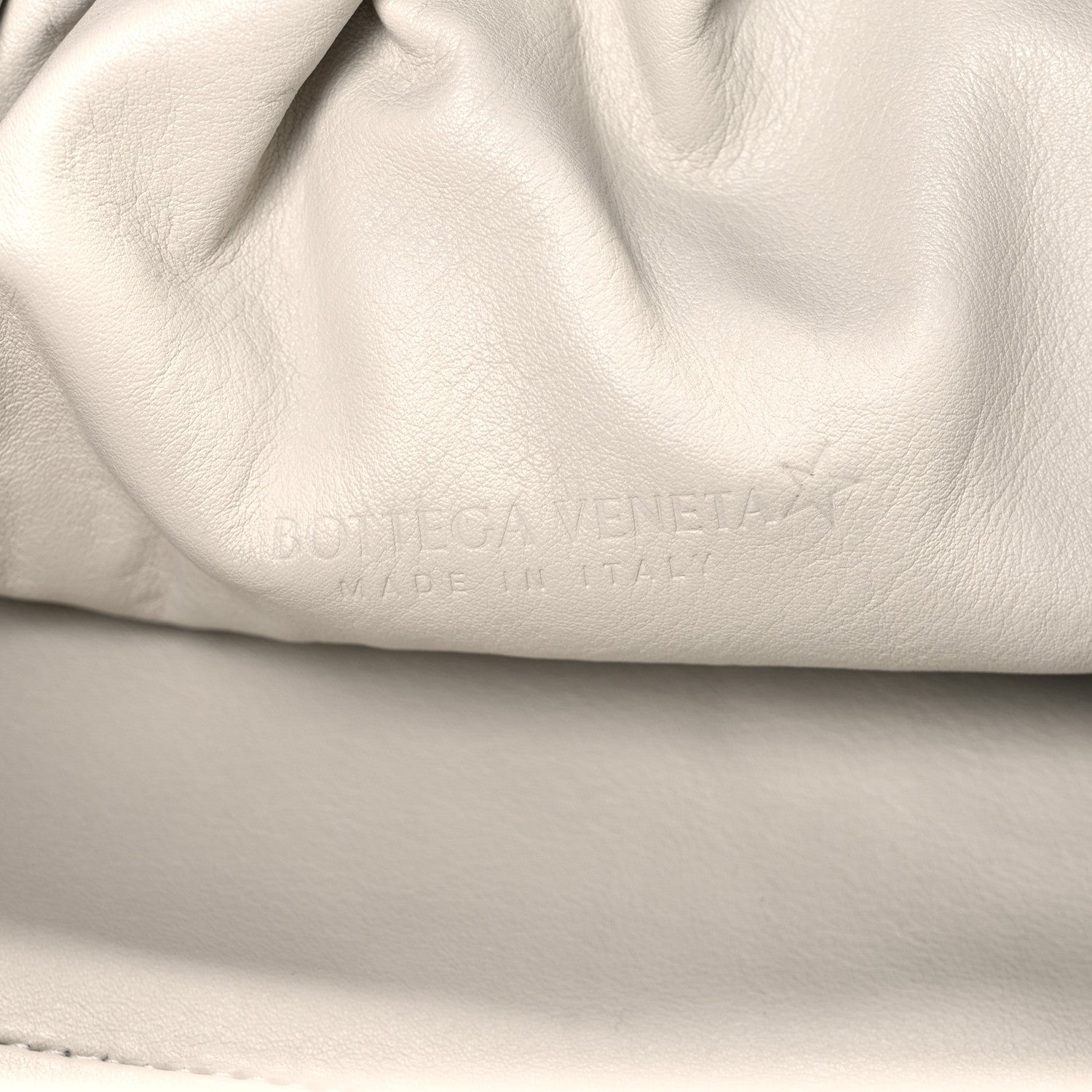 Calfskin Teen Pouch White