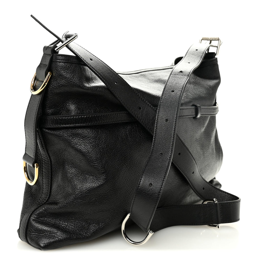 Calfskin Medium Voyou Bag Black